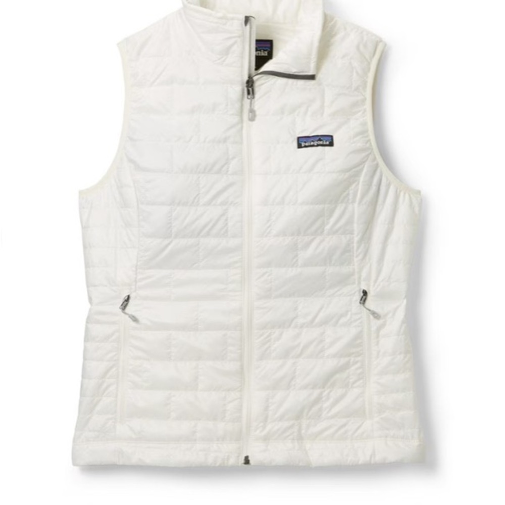 Patagonia nano puff vest in white S